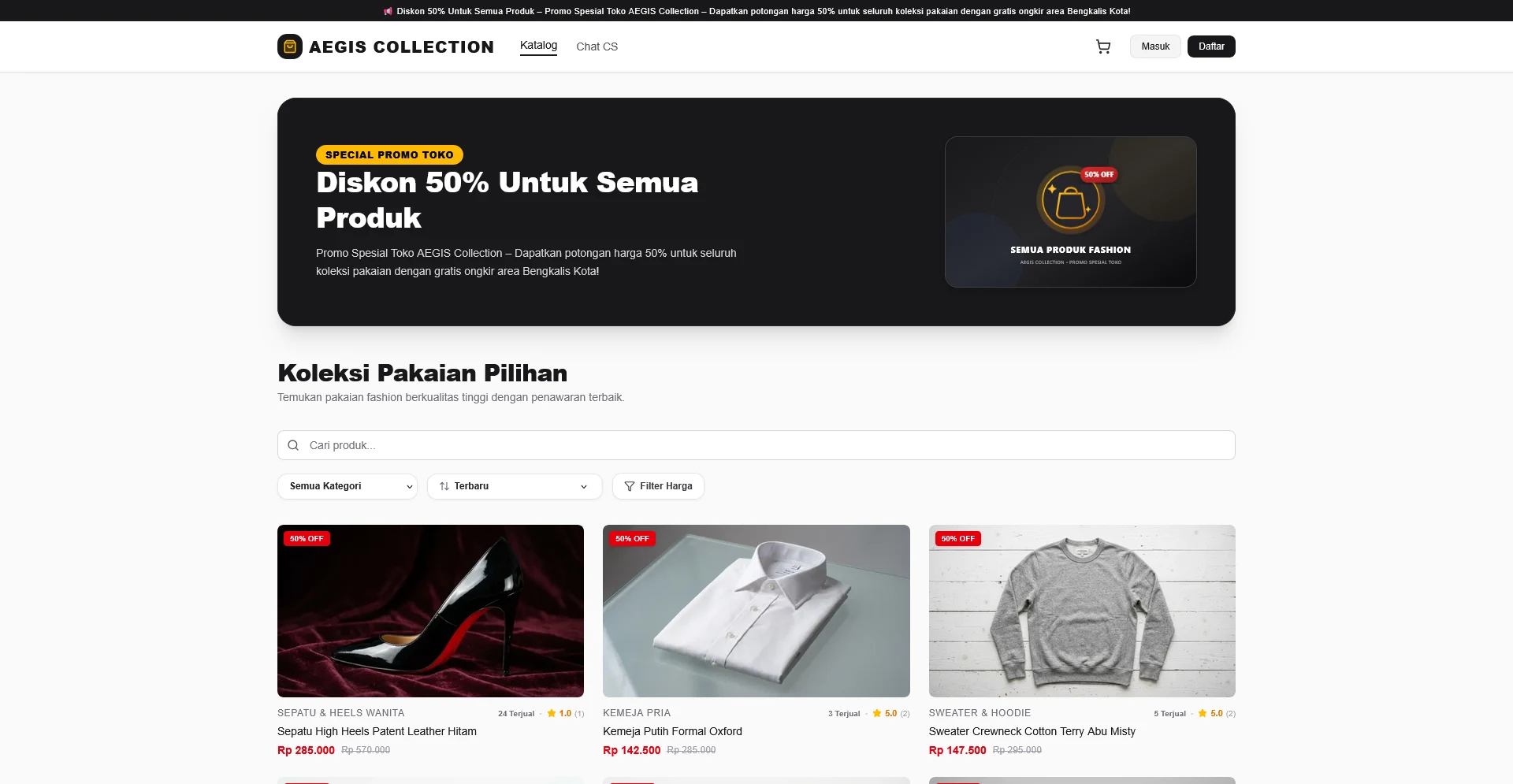 AEGIS Collection Katalog Produk